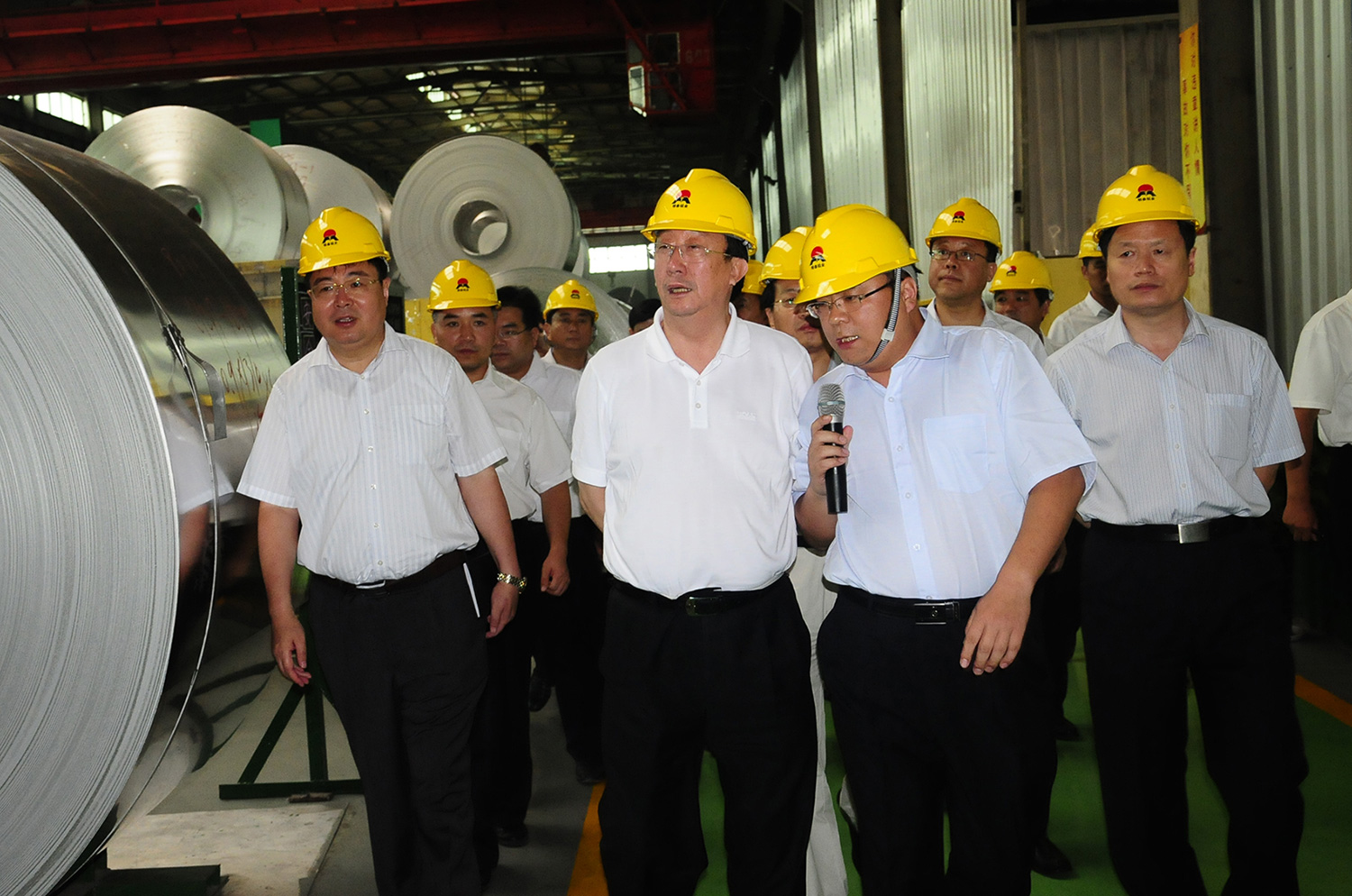 原河南省委書記郭庚茂到公司參觀指導(dǎo)